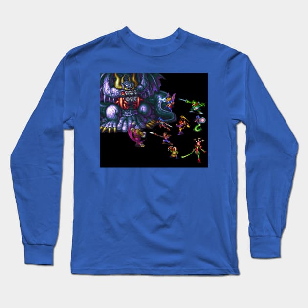 Breath of Fire 2 Final Battle Full Party Long Sleeve T-Shirt by SuperSensei